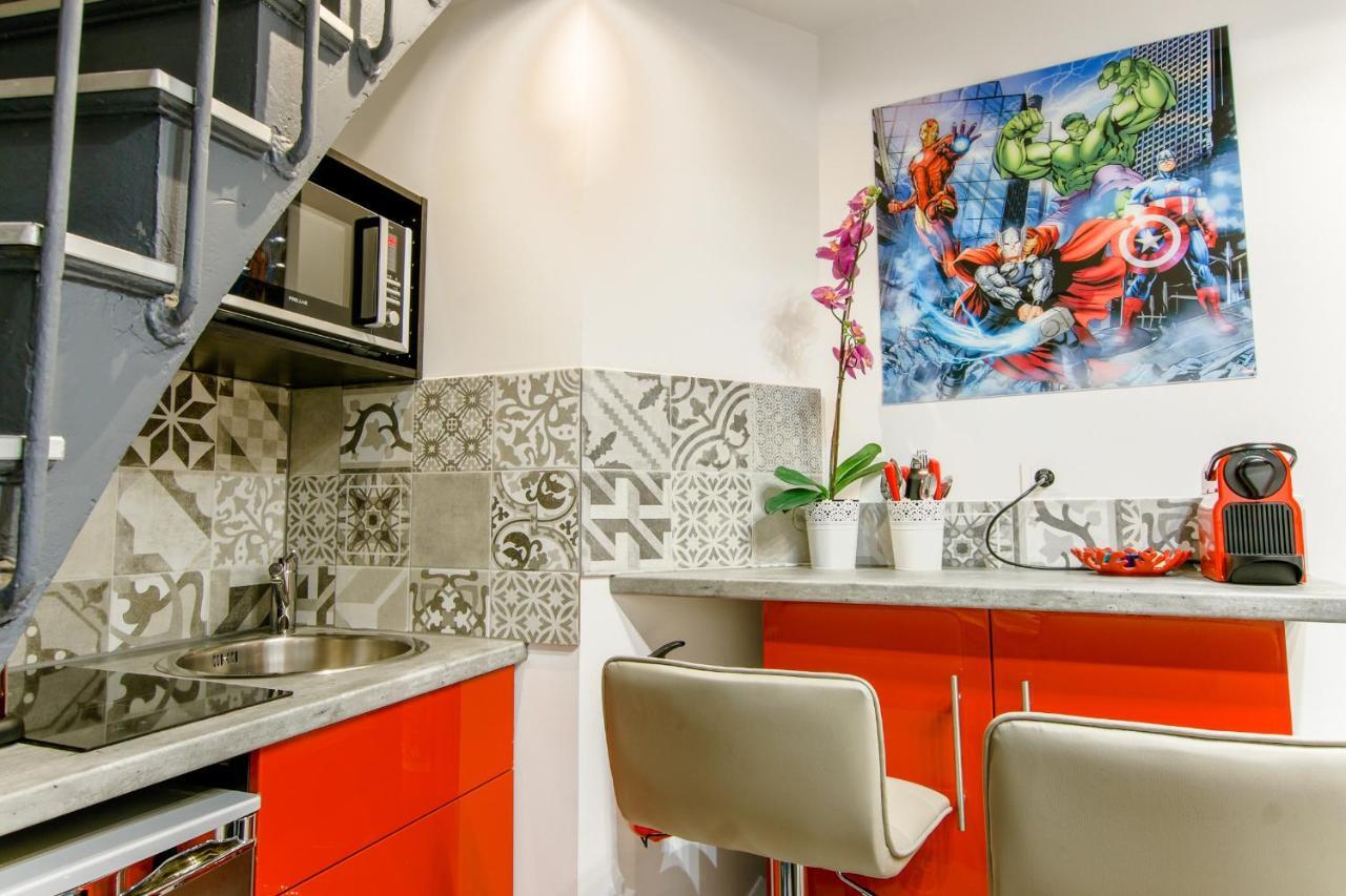25 - Fun Duplex In Montorgueil Lejlighed Paris Eksteriør billede